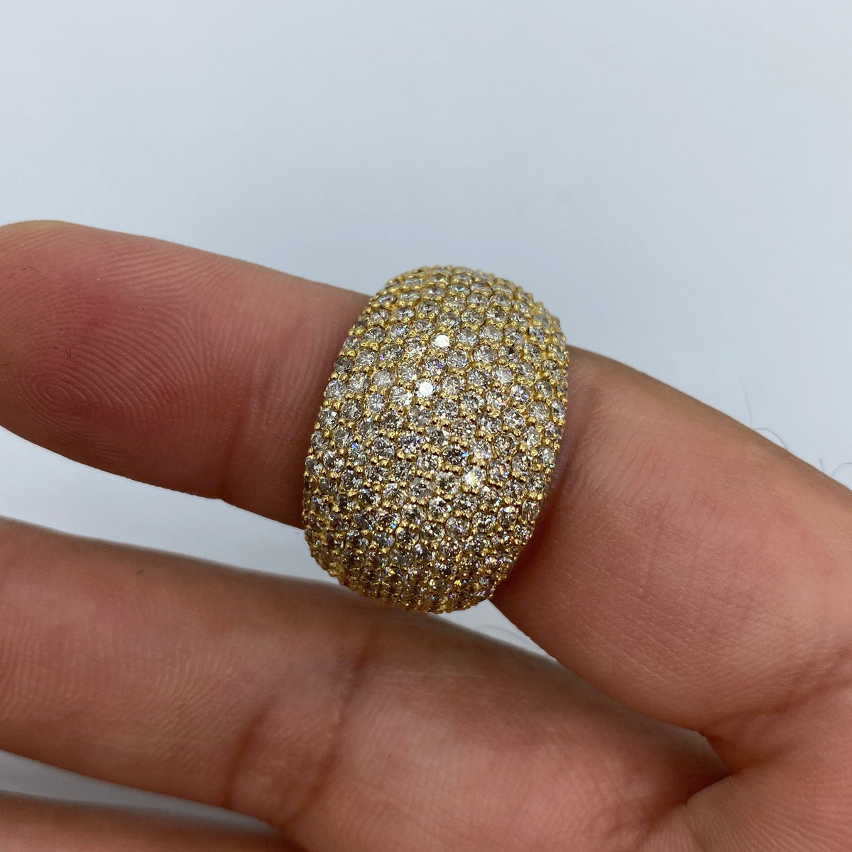 14K Gold Dome Diamond Ring - additional product view 5