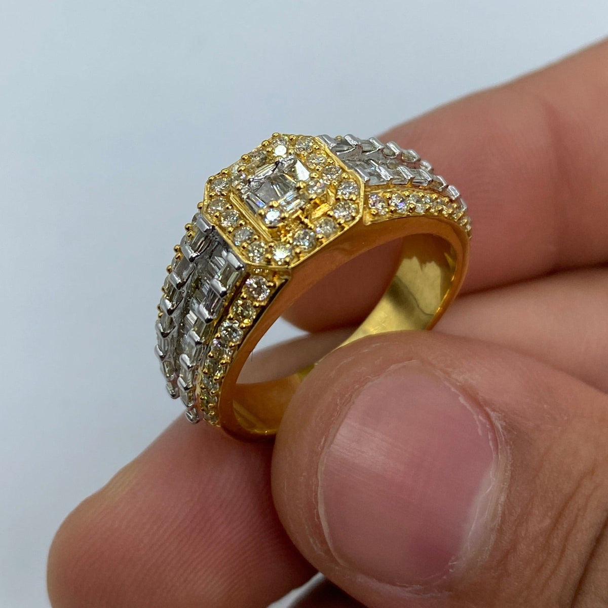 10K Gold Champion Diamond Baguette Ring - additional product view 2