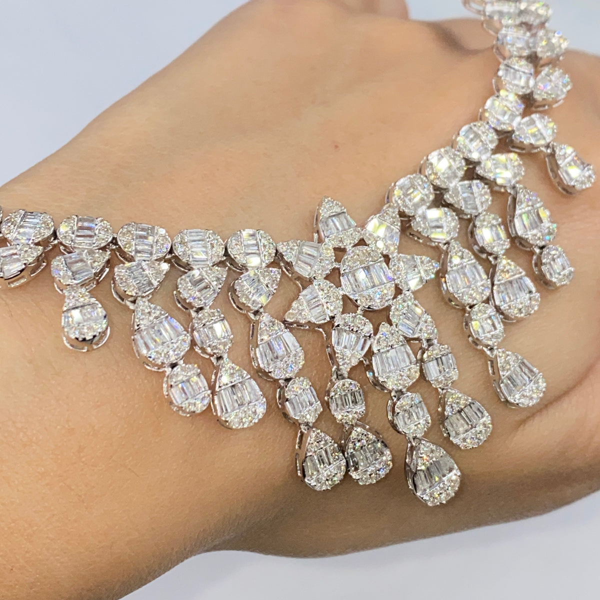 14K Gold Sunburst Diamond Necklace - additional product view 3