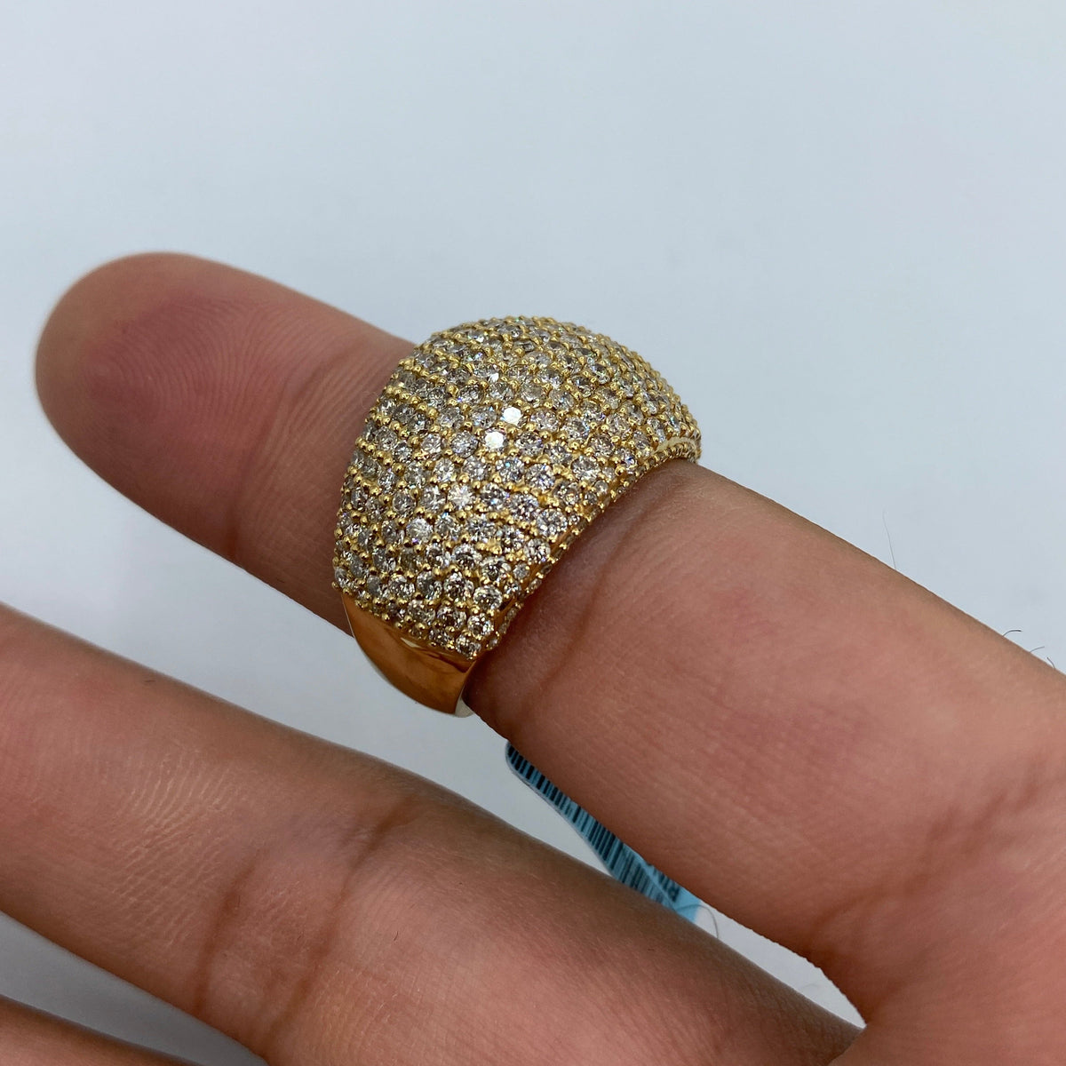 14K Gold Dome Diamond Ring - additional product view 7