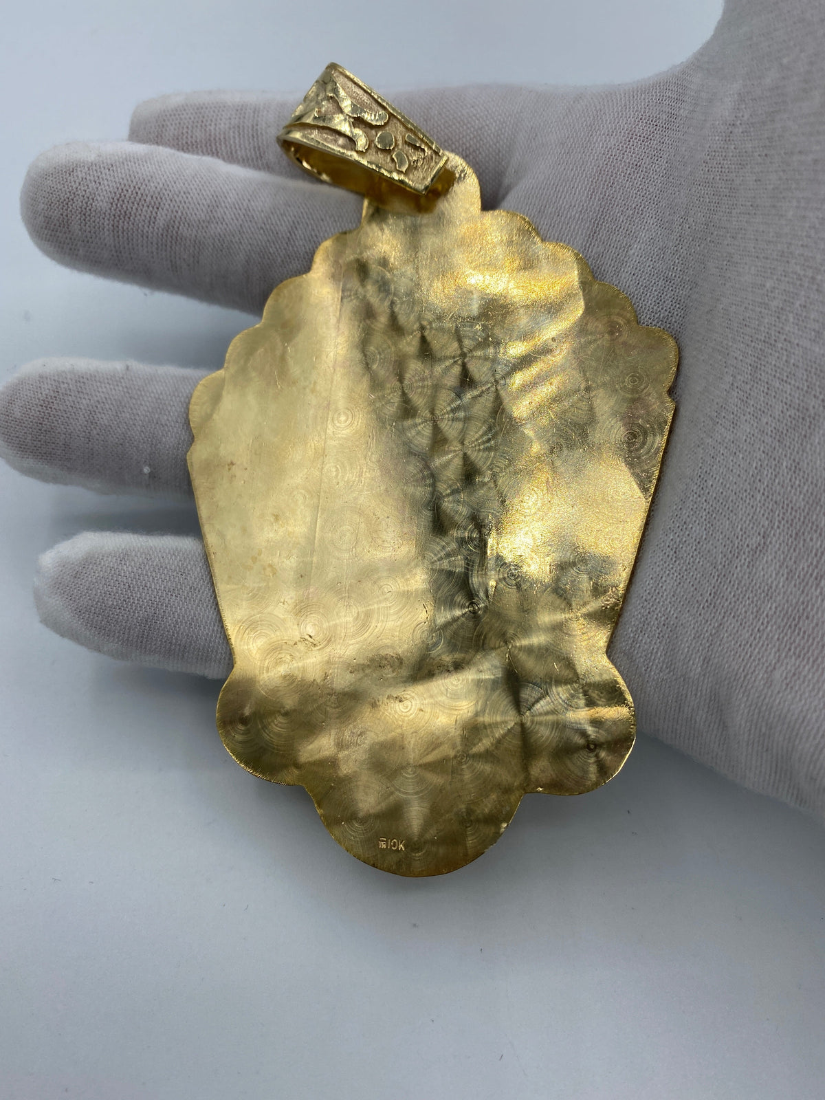 10K Gold Saint Barbara Pendant - 4.75 in - additional product view 5
