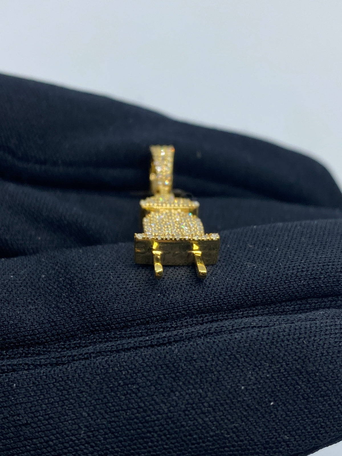 Plug Diamond Pendant 0.8 Ct - additional product view 4