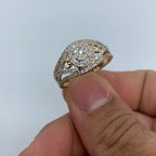 14K Gold Love Cage Diamond Engagement Ring - additional product view 4