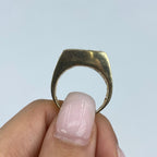 10K Gold Square Black Diamond Ring - additional product view 5