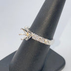 14K Gold 8 Stone Diamond Engagement Ring Setting - additional product view 11