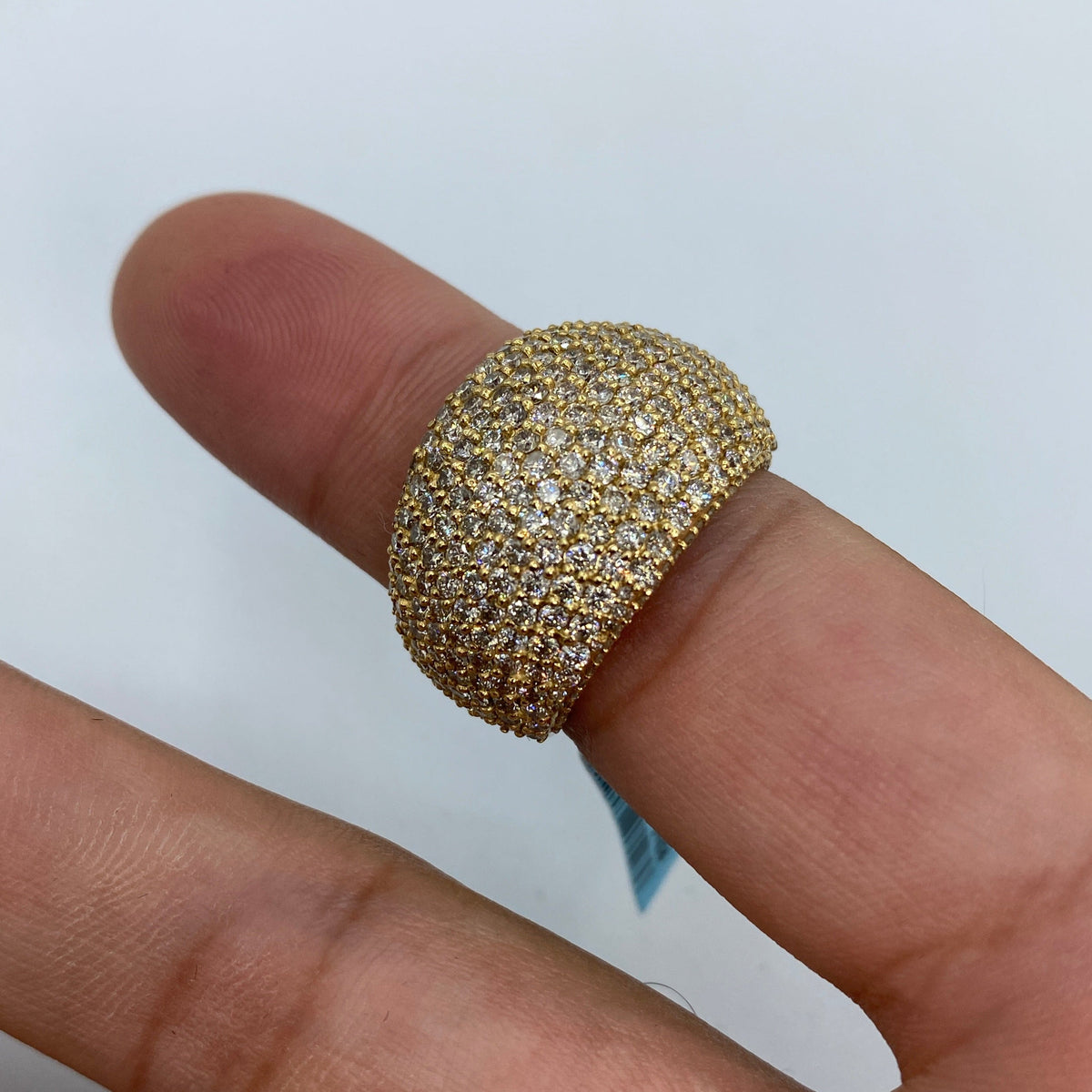 14K Gold Dome Diamond Ring - additional product view 6