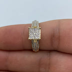 10K Gold Athena Diamond Engagement Ring - additional product view 5