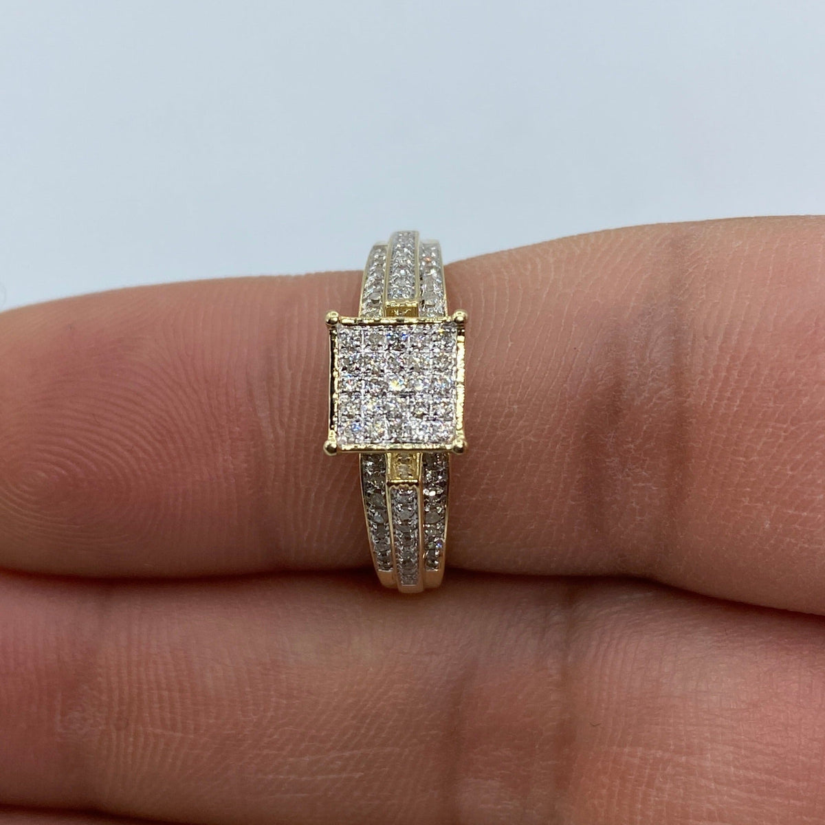 10K Gold Athena Diamond Engagement Ring - additional product view 5
