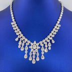 14K Gold Sunburst Diamond Necklace - additional product view 2
