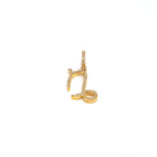 10K Gold Capricorn Sign Diamond Pendant - additional product view 2