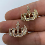 10K Gold Allah Diamond Baguette Ring - main product photo