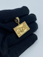 One Hundred Dollar Bill Diamond Pendant - additional product view 3