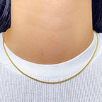 14K Gold 1.6mm Popcorn Chain 16 in - additional product view 4