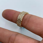 14K Gold Five Stripe Diamond Baguette Ring - additional product view 5
