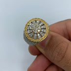 14K Gold Circle Web Diamond Ring - additional product view 3