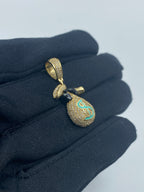 Money Bag Diamond Pendant - additional product view 3