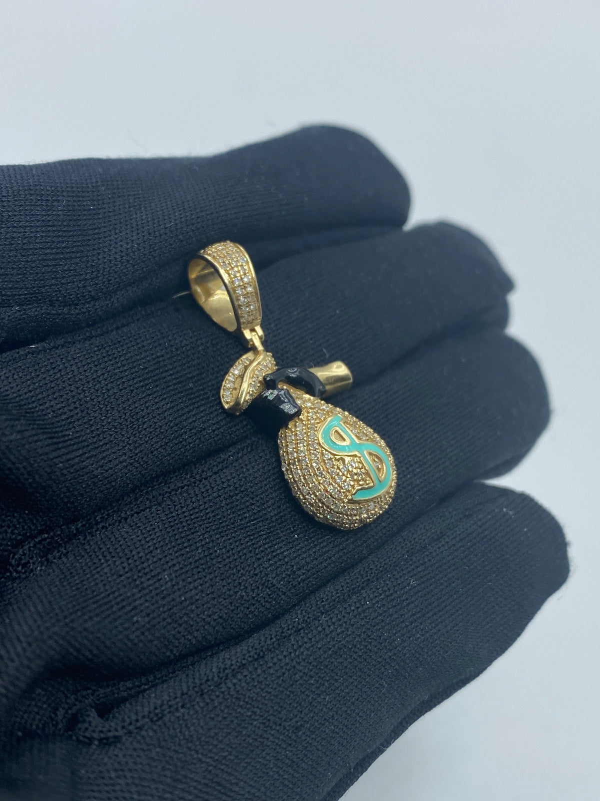 Money Bag Diamond Pendant - additional product view 3