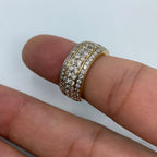 14K Gold Diamond Band Ring - additional product view 5
