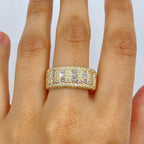 10K Gold Righteous Diamond Baguette Ring - additional product view 4