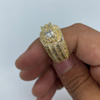 14K Gold Diamond Baguette Castle Ring - additional product view 10