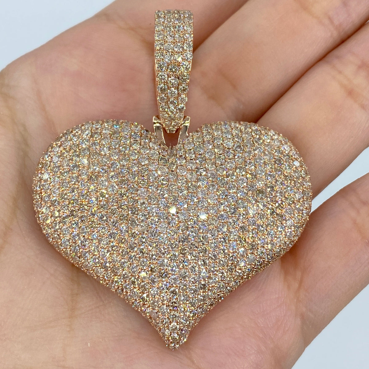 14K Jumbo Lana Heart Diamond Pendant - additional product view 3