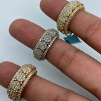 14K Gold Eternity Flower Diamond Ring 6.8 Ct - additional product view 8