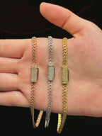 10K Gold 4mm Cuban Link Diamond Chain 16–24 in - additional product view 4