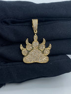 Wolf Paw Diamond Pendant - additional product view 2