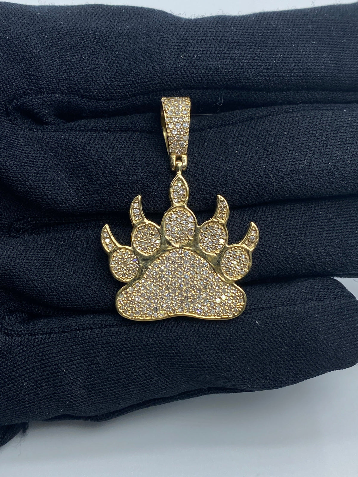 Wolf Paw Diamond Pendant - additional product view 2