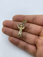 14K Gold Baby Jesus Pendant 1.5 in - additional product view 6