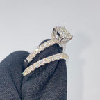 14K Gold Barbie Circle Diamond Engagement Ring - additional product view 8