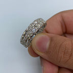 14K Gold Diamond All Around Ring Band - additional product view 2
