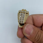 14K Gold Square Diamond Baguette Ring - additional product view 5