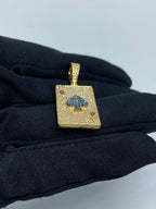 Ace of Spades Playing Card Diamond Pendant - additional product view 4