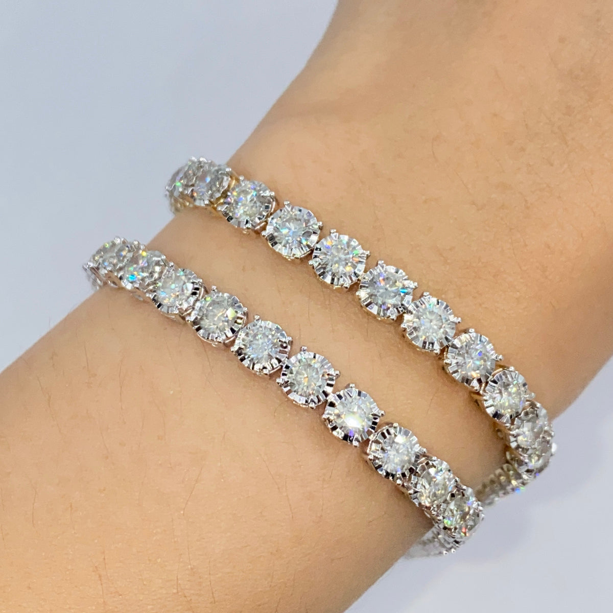 14K Gold Tennis Diamond Bracelet 7 in - additional product view 13