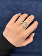 14K Gold Heart Butterfly Diamond Ring - additional product view 8