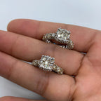 14K Gold Jumbo Engagement Diamond Ring - additional product view 4