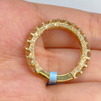 14K Gold Tiara Pave Diamond Ring - additional product view 6