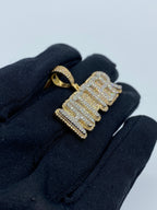 Hitter Name Diamond Pendant - additional product view 2
