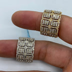 14K Gold French Dual Diamond Baguette Ring - additional product view 5