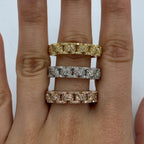 10K Gold/14K Watch Band Diamond Ring - main product photo
