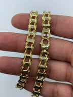 14K Gold Italian Link Bracelet 8.5 in - additional product view 6