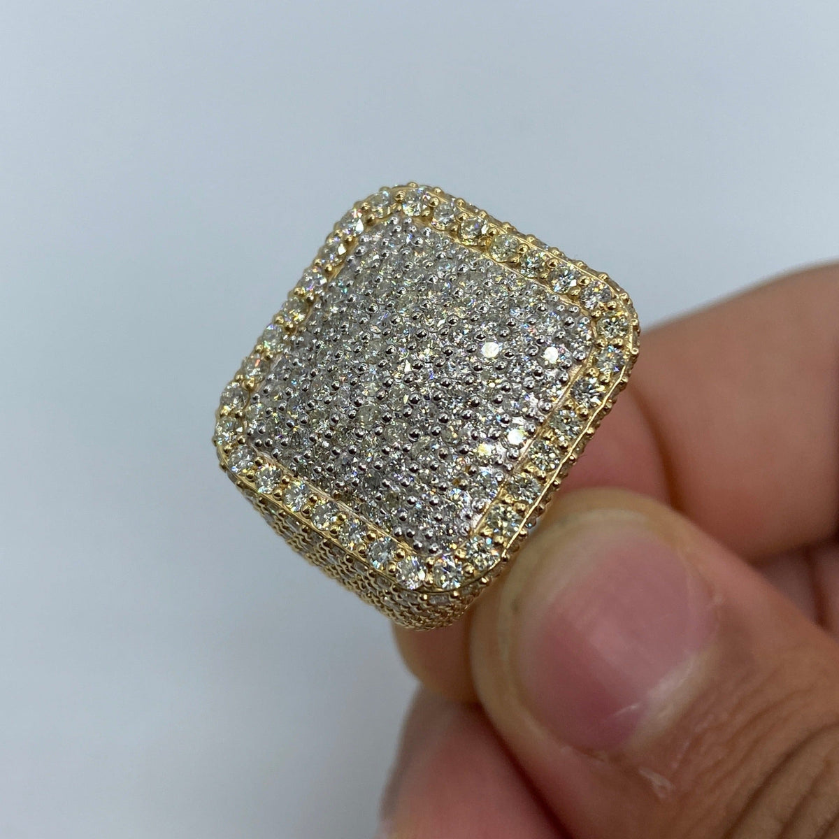14K Gold Square Forever Diamond Ring - additional product view 2