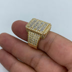 14K Gold Rectangle Diamond Baguette Ring 5.65 Ct - additional product view 3