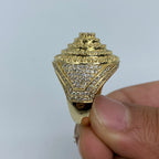 14K Gold California Cake Diamond Ring - additional product view 3
