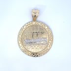 10K Gold Last Supper Pendant - 2.5 in - additional product view 2