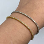 14K Gold 2mm Diamond Tennis Bracelet 6.5–7 in - additional product view 7