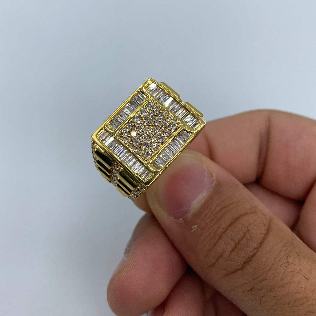 14K Gold MVP Diamond Baguette Ring - additional product view 7