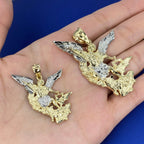 10K Gold Saint Michael Pendant - additional product view 2