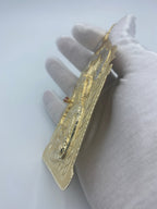 10K Gold Saint Barbara Pendant 5 in - additional product view 4